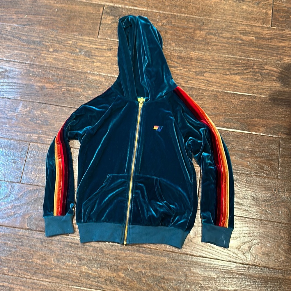 Designer brand Aviator Nation Velvet Hoodie
